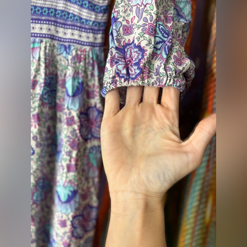 Boho Floral Midi Dress ✨ - Picture 5 of 7